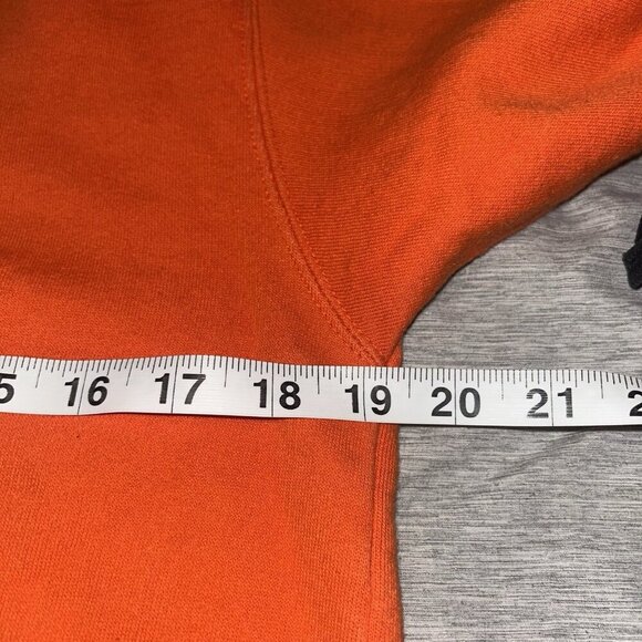 Clemson Tigers College Team Starter Orange Pullover Hoodie Sweatshirt Men Large - Picture 8 of 8